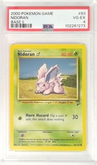 V1907: 2000: Nidoran: 83/130: Base 2: Game: PSA: 4: VG-EX: 102261273